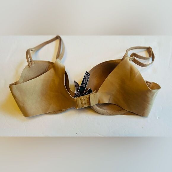 Victoria's Secret Dpuble Lined Demi Bra Sz 34C Nude Underwire Support - Picture 2 of 3